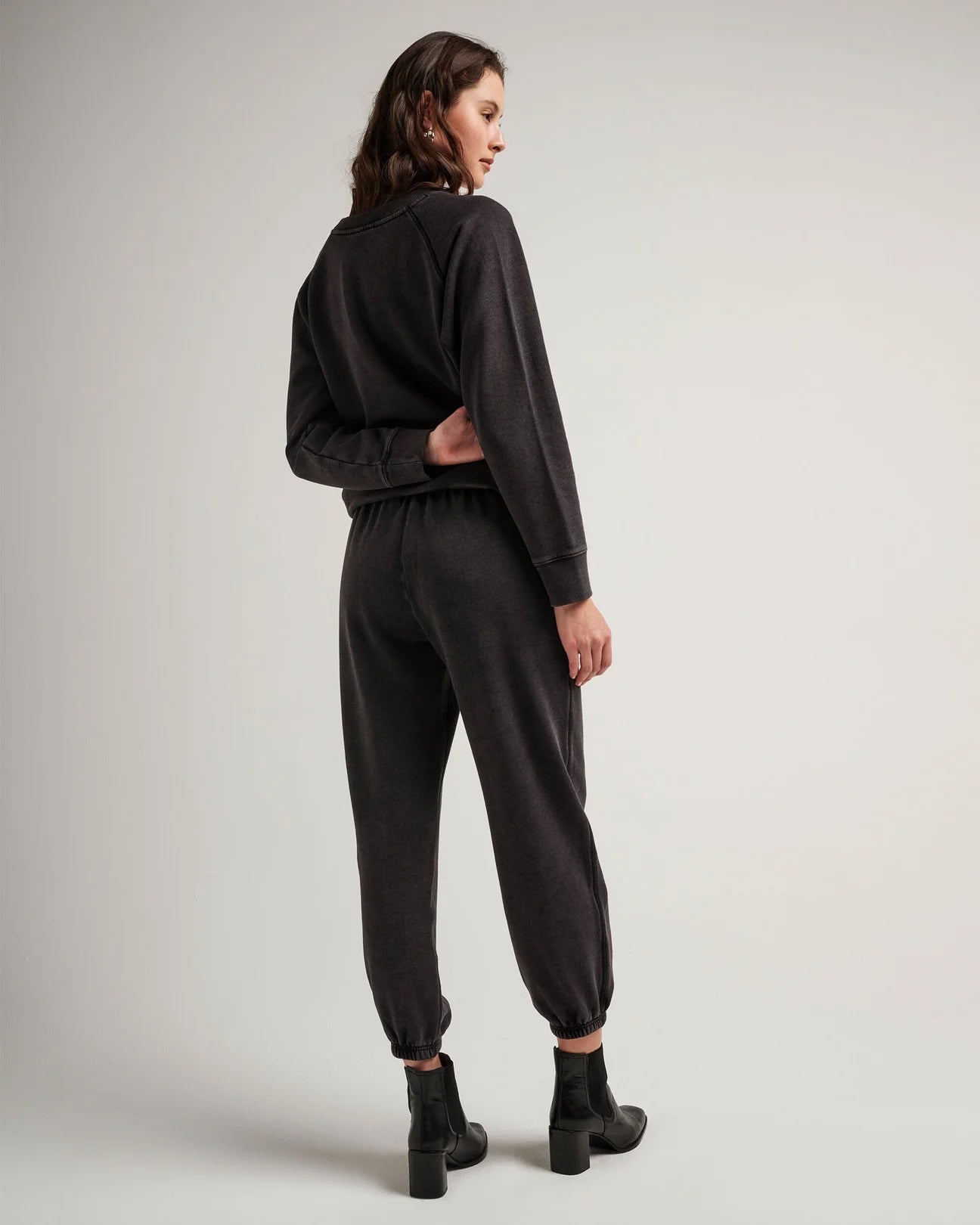 Recycled Fleece Sweatpant in Mineral | Richer Poorer