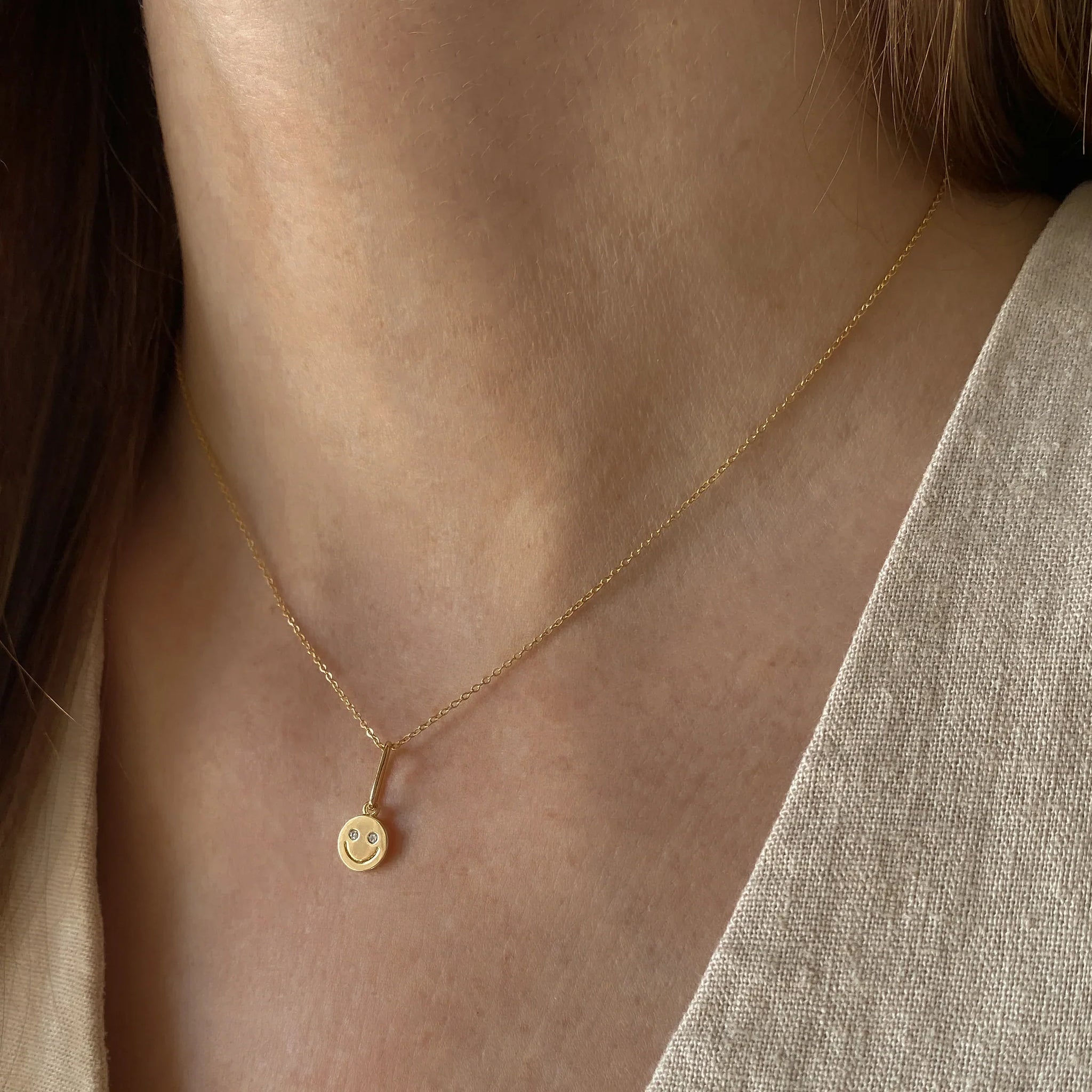 All Smiles Necklace 14K Gold Plated | Thatch