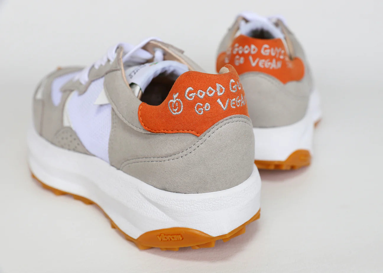 Baber Sneakers "grey orange" | Good Guys Don't Wear Leather