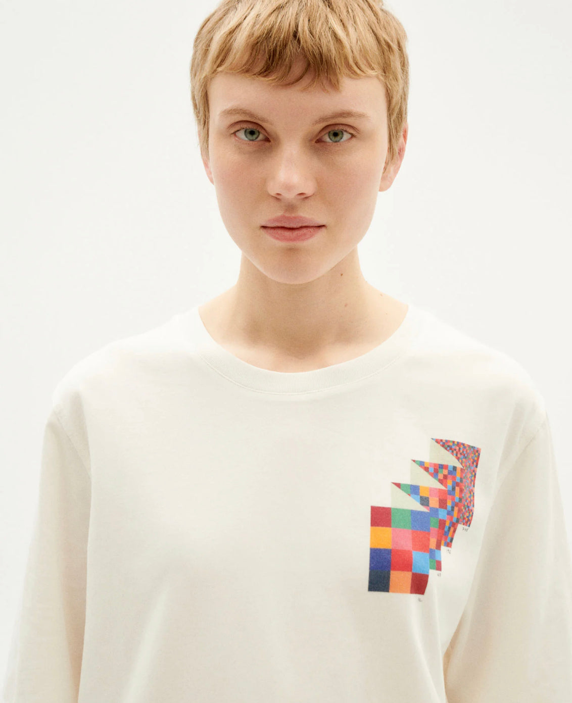 Grid Lucia T-Shirt | Thinking Mu