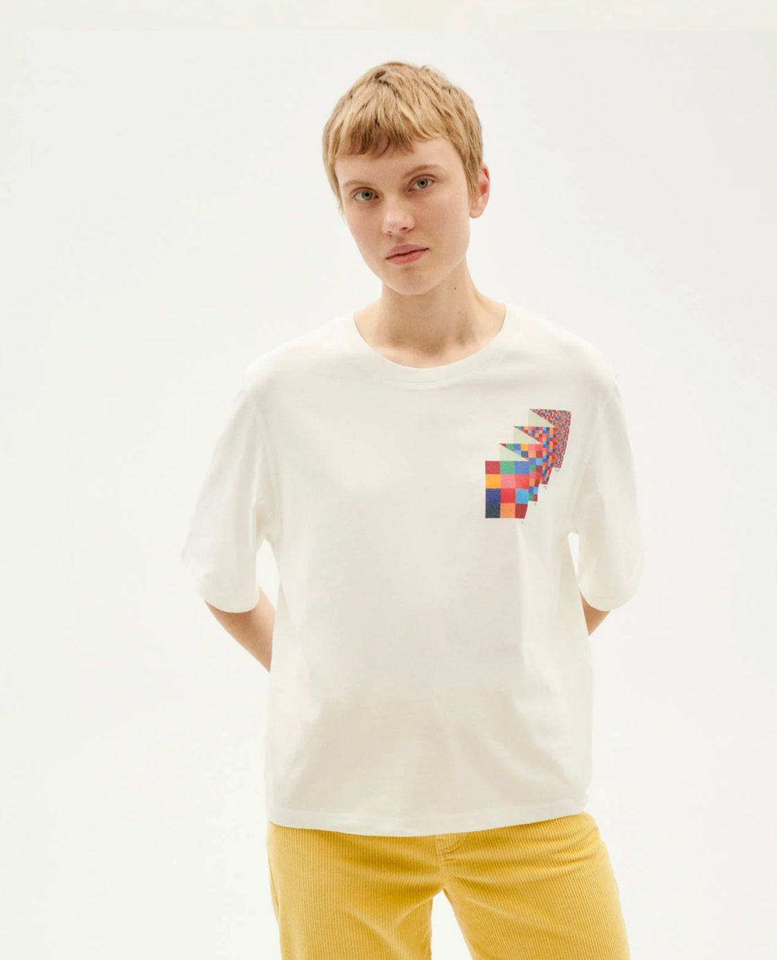Grid Lucia T-Shirt | Thinking Mu