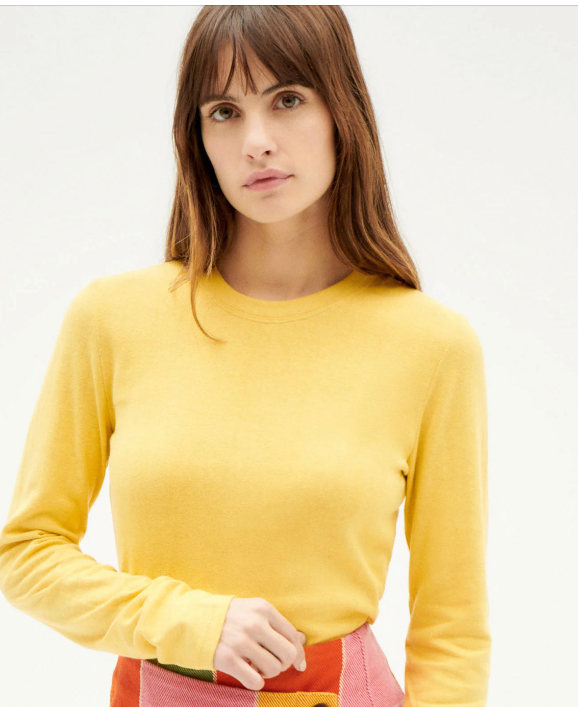 Carolina Long Sleeve in Yellow | Thinking Mu