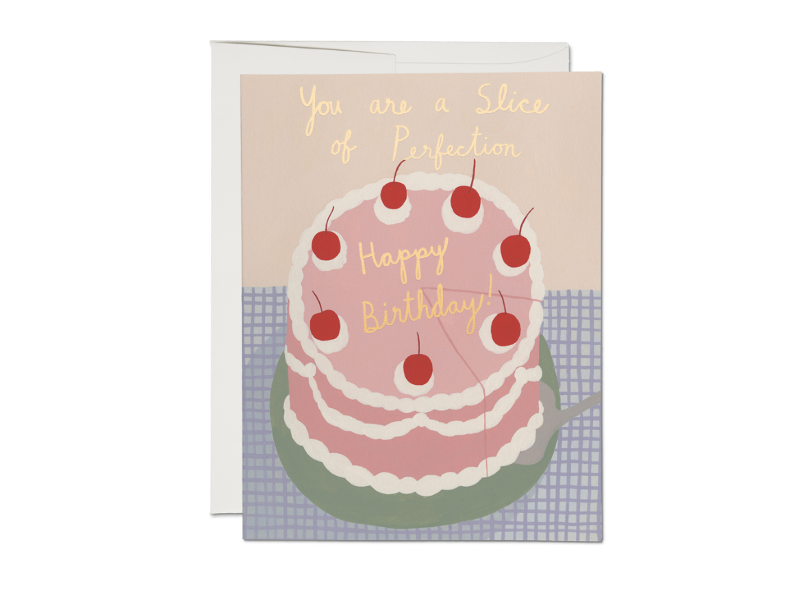 Slice of Perfection Birthday Card | Red Cap Cards