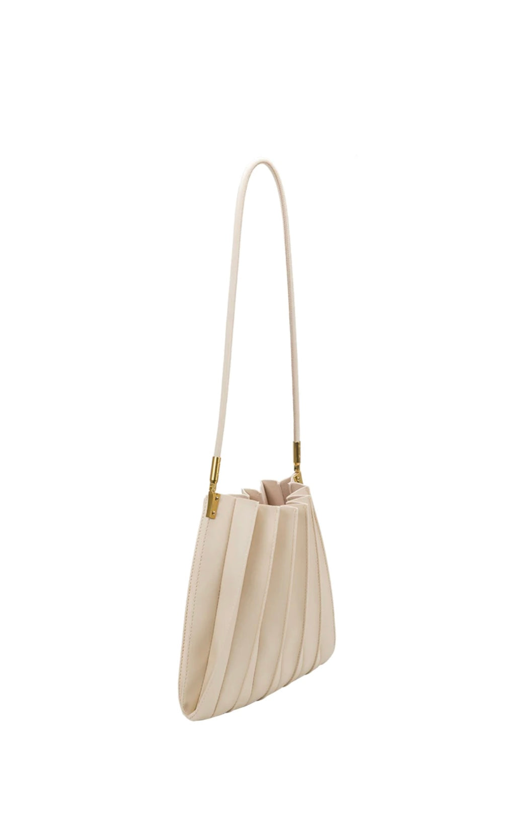 Carrie Ivory Medium Shoulder Bag | Melie Bianco