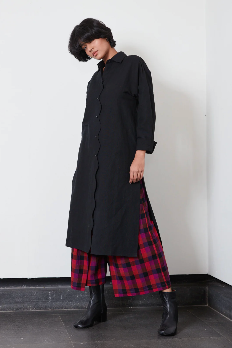 Sam Shirt in Black | Rujuta Sheth