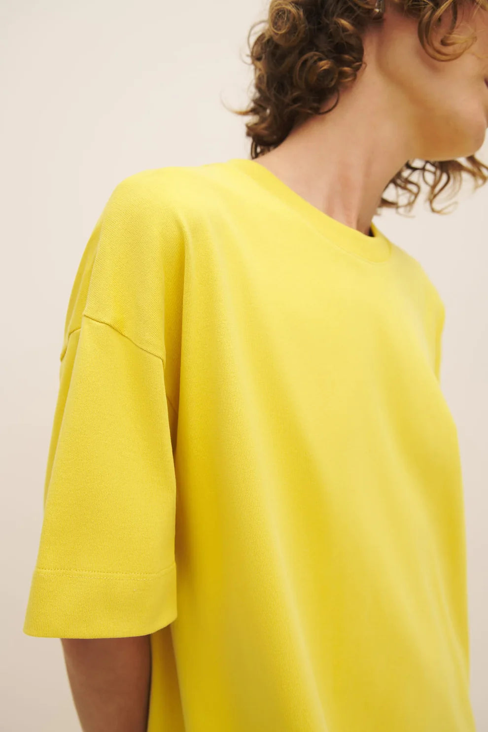 Boxy T-Shirt Dress in Daffodil | Kowtow