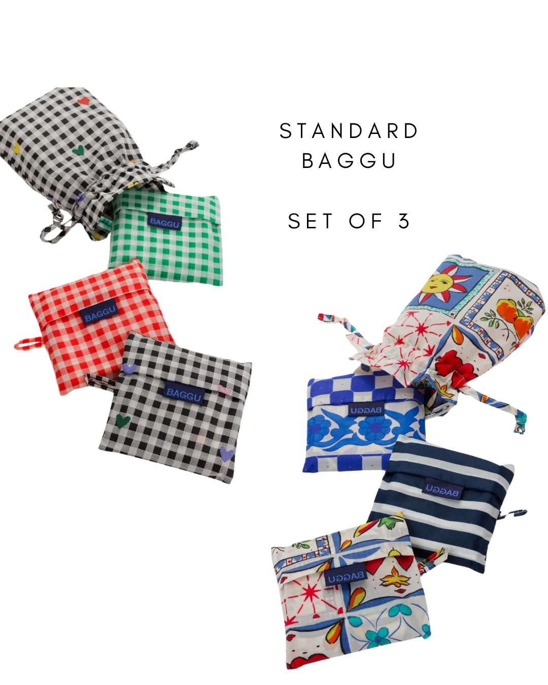 Standard Baggu Set of 3 SS24 | Baggu